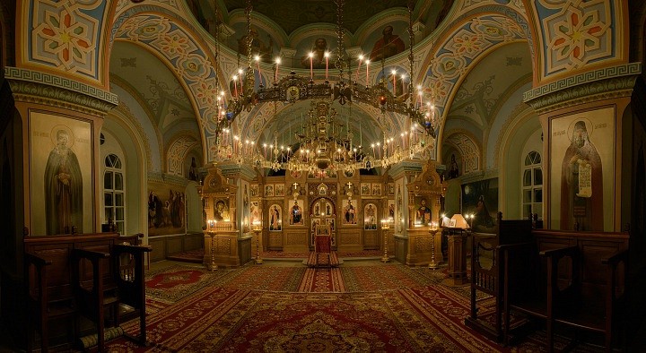 Всехсвятский скит. Верхний храм в честь Архангела Михаила и Святых Небесных Сил бесплотных