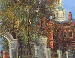 Трубящий ангел 63x48 см. Холст. Масло. 1997 г.