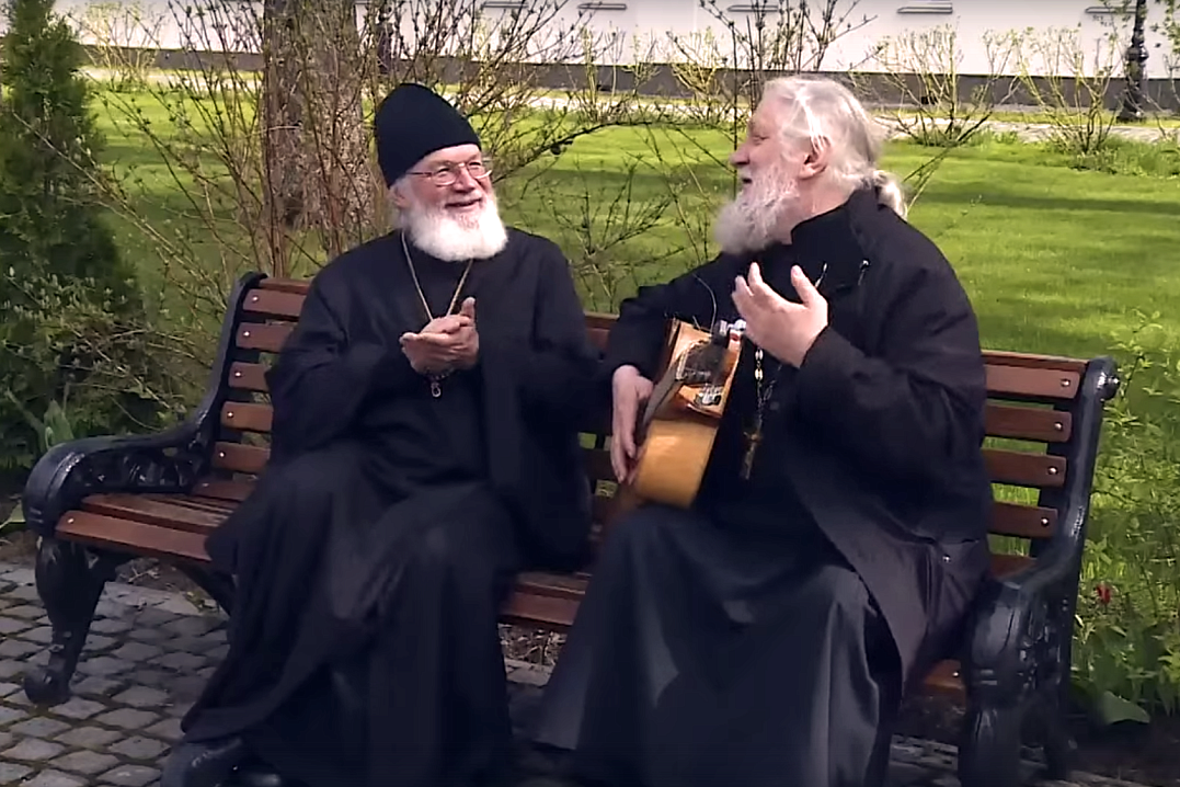 Разговор с Владыкой. Кадр видеосъёмки. 22 мая 2021 года