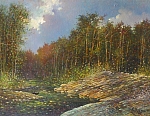 У внутреннего озера 55x40 см. Холст. Масло. 1992-1993 г.