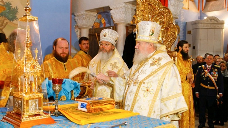 На Валааме освящен храм скита во имя Смоленской иконы Божией Матери