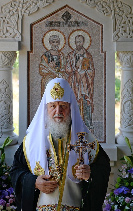 Освящение часовни в честь Всех Святых на Валааме просиявших. Святейший Патриарх Кирилл