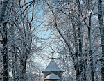 Знаменская (Царская) часовня в зимний день. 2003 г.