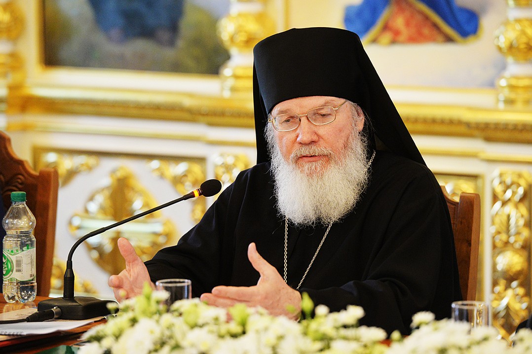 Епископ Троицкий Панкратий представил отчет о проделанной за год работе по восстановлению здания зимней гостиницы и созданию духовно-просветительского центра «Валаам».