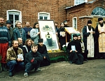 После молебна перед Порт-Артурской иконой Божией Матери. Июнь 2003 года