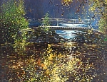 Коневский мостик 73x54 см. Холст. Масло. 1997
