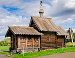 Церковь Воскрешения Лазаря. С 1959 года хранится в музее-заповеднике «Кижи»