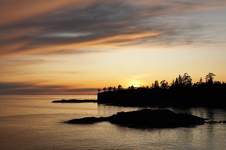 Закат над Никоновским мысом