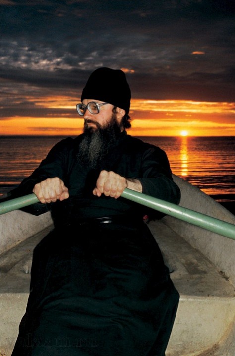 Архимандрит Панкратий - наместник Валаамского монастыря. 1993 г.