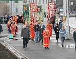 Крестный ход на улицах Екатеринбурга.