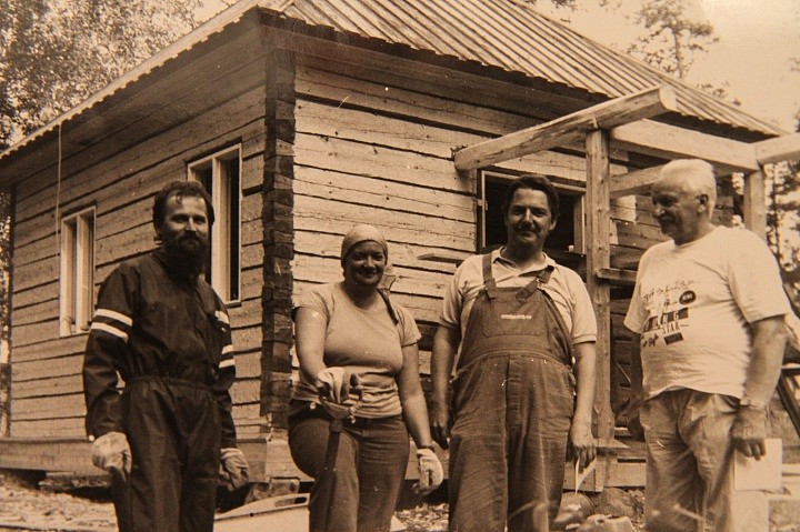 восстановление Смоленского скита, 1990 г.