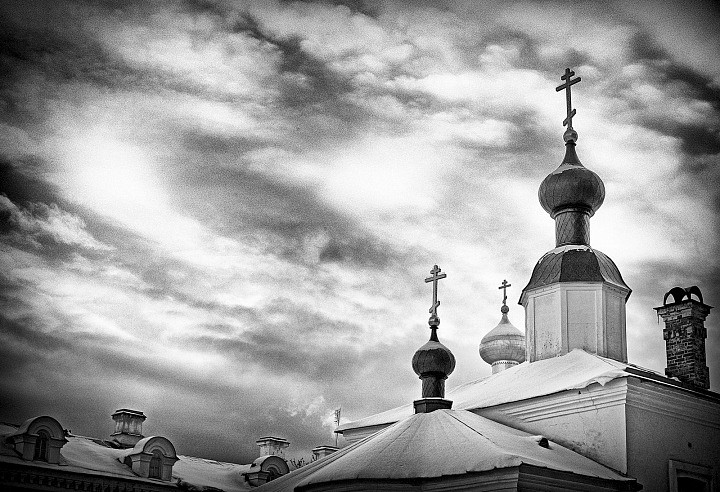 Купола Валаамской церкви