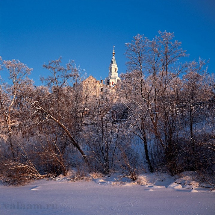 Нижний сад обители зимой. 2003 г.