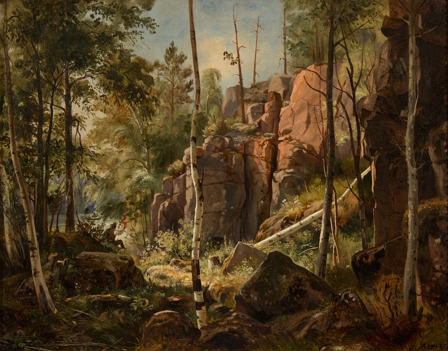 Иван Шишкин - Вид на острове Валааме