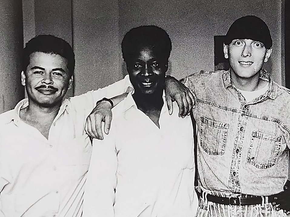 Студенты ВГИКа. Марио Кастильо слева. Конец 80-х годов ХХ века.