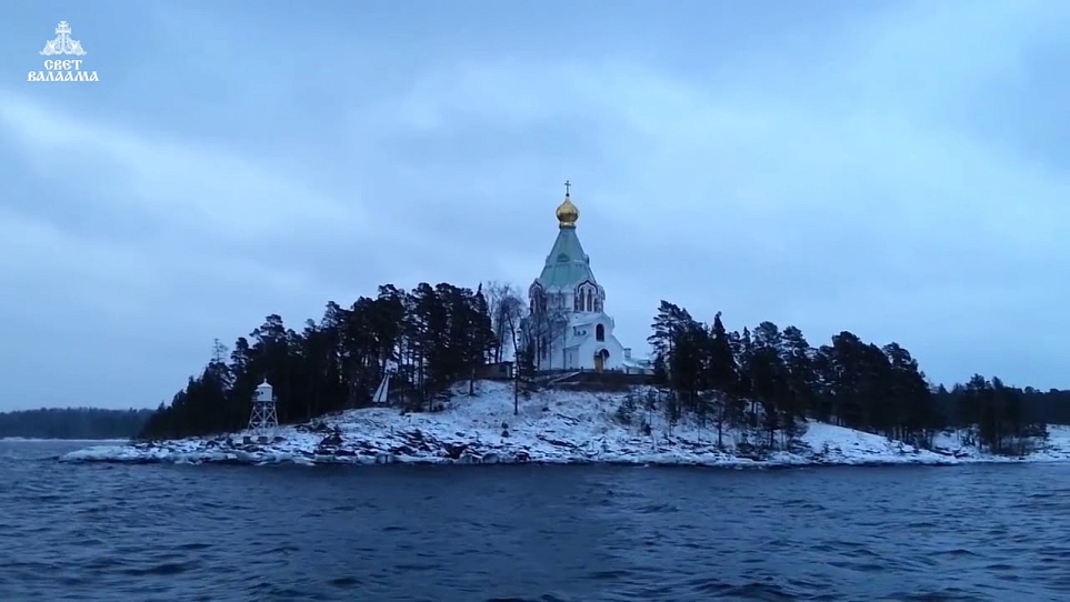 Прибытие на Валаам. Зима