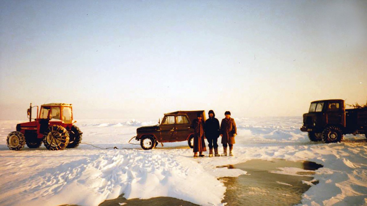 Ледовая дорога на Сортавала. Конец 90-х