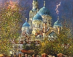 Дорога к храму 71x56 см. Холст. Масло. 1997 г.