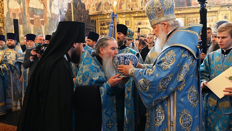 Возведение игумена Мефодия в сан архимандрита