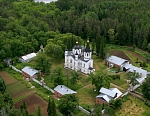 Скит Всех Святых, вид с птичьего полета.