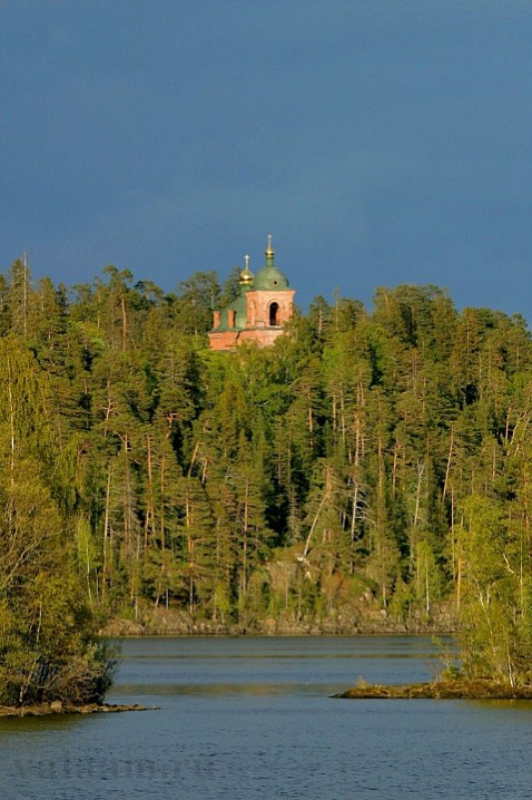Гора Елеон, храм Воскресенского скита.