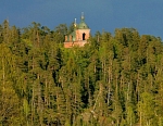 Гора Елеон, храм Воскресенского скита.