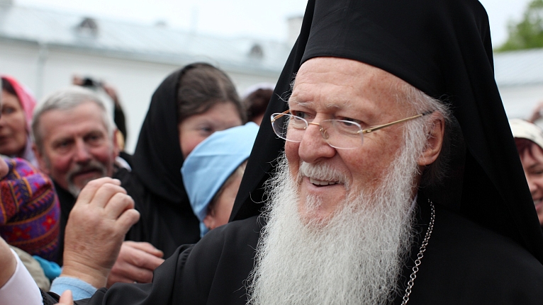 Патриарх Константинопольский Варфоломей прибыл в Спасо-Преображенский Валаамский монастырь, летопись 2010 года 