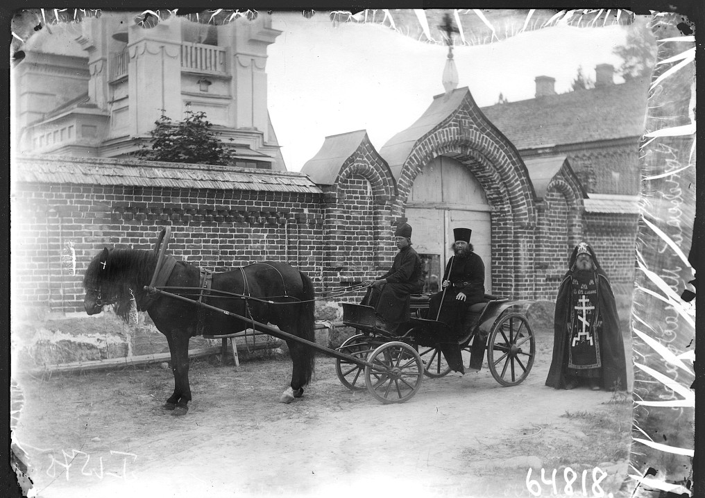 Настоятель Коневского монастыря архимандрит Пимен (Гаврилов). Фото конца XIX века