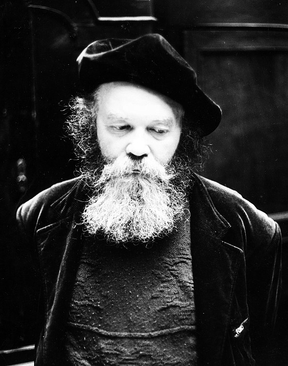 Художник Геннадий Добров. Фото Вячеслава Коротихина, 1994 год.