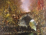 Владимирский мост 78x78 см. Холст. Масло. 1997 г.
