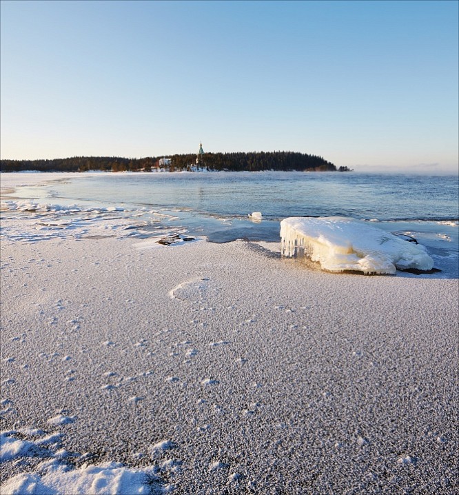 Вид на Никольский скит