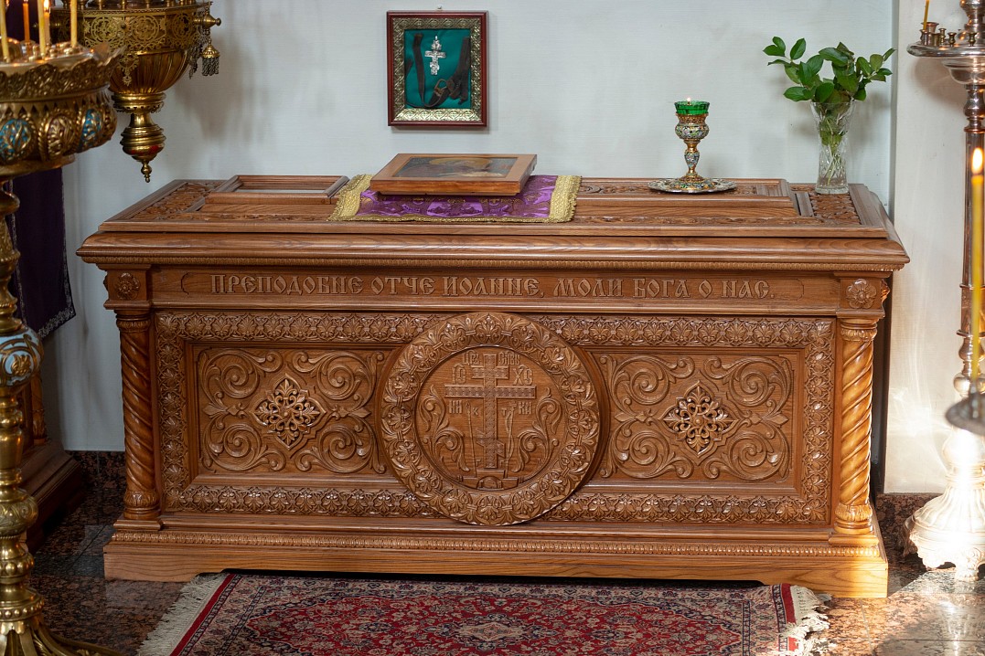 Рака с мощами схиигумена Иоанна (Алексеева). 29 февраля 2020 г.