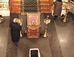 В церкви подворья Иоанновского монастыря, пос. Вартемяги