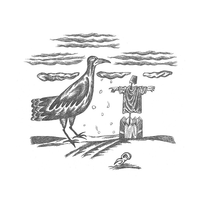 Пустыня. Рисунок Аммона Гареева