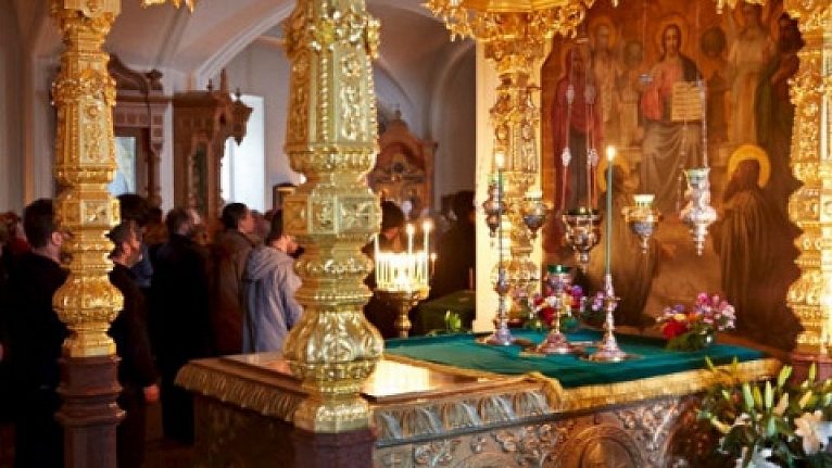 В Валаамской обители отметили праздник - перенесение мощей преподобных Сергия и Германа, Валаамских чудотворцев