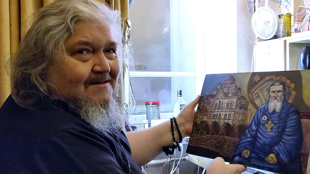 Отец Вассиан за месяц до кончины, февраль 2020 г.