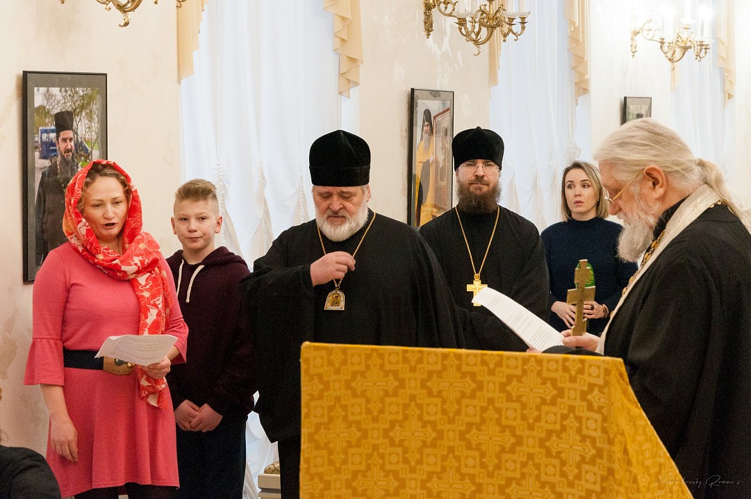 Лития перед открытием выставки. Фото Романа Михайловского.