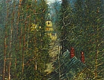 Гефсиманский скит 57x36 см. Холст. Масло. 1992 г.